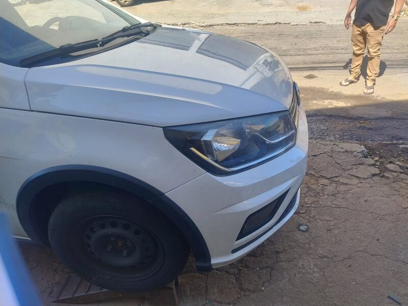Parachoque VW Gol · dianteiro depois do conserto